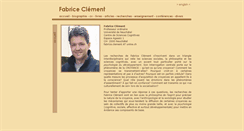 Desktop Screenshot of fabriceclement.net