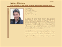 Tablet Screenshot of fabriceclement.net